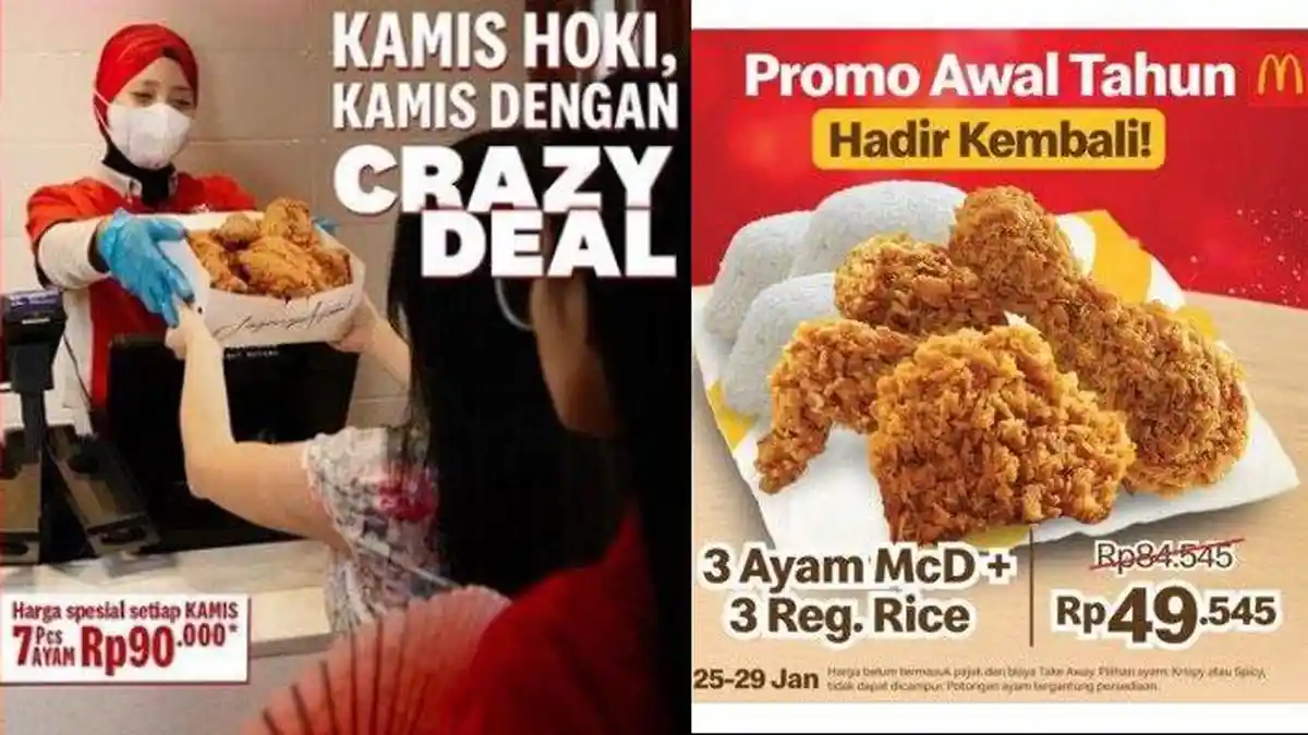 Daftar Promo Restoran Cepat Saji 26 Januari 2023, Lengkap Ada KFC, MCDonald Hingga Minuman Kekinian