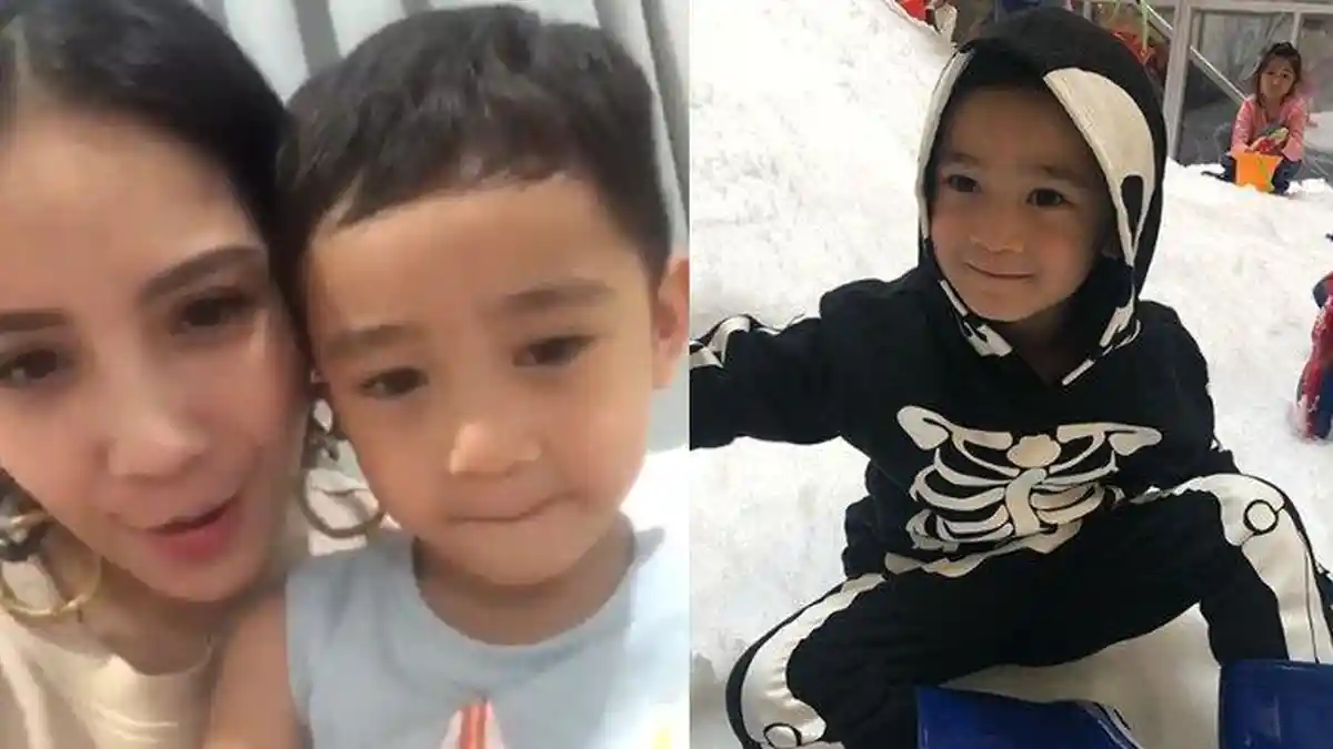 Rafathar Masih Semangat Jenguk Otis Hahijary ke Singapura Meski Jari Tangannya Sakit
