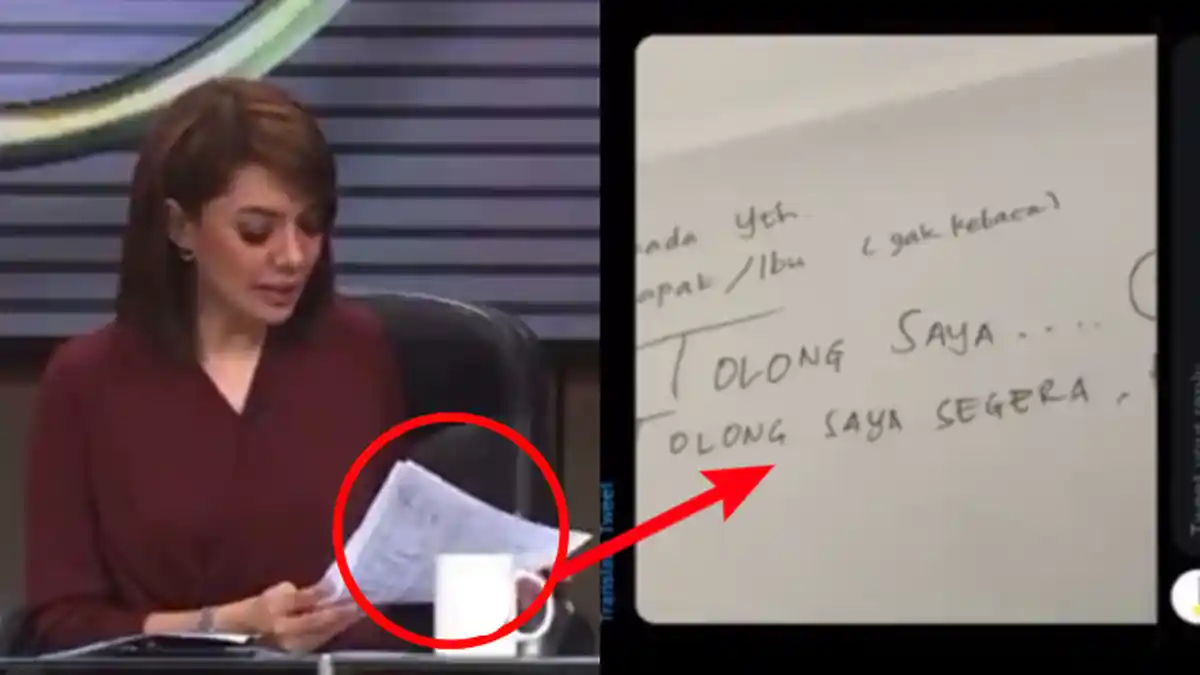 Asal Usul Kertas Minta Tolong yang Dipegang Najwa Shihab saat Siaran, Begini Kondisi sang Presenter