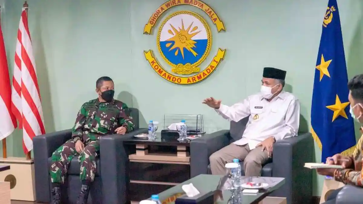 Gubernur Nova Iriansyah Harap Pangkoarmada I Bangun Lantamal di Aceh, Ini Tanggapan Arsyad Abdullah 