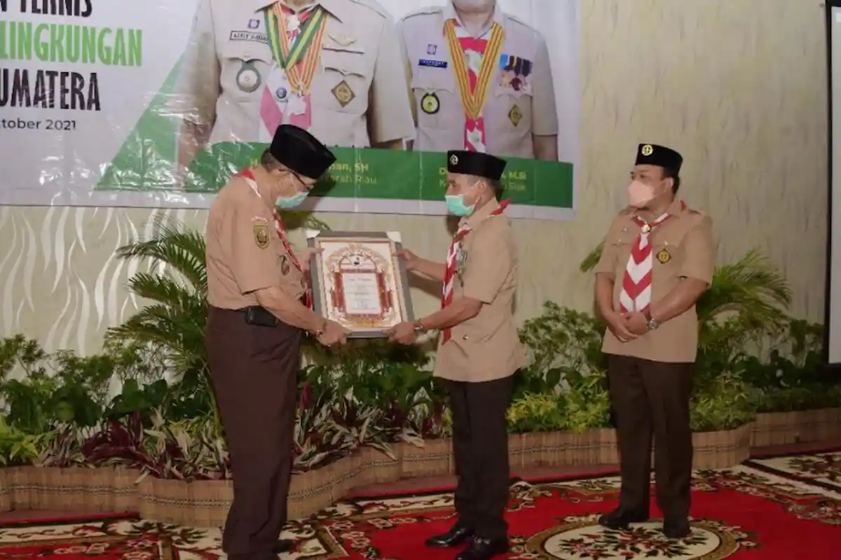 Buka Bimtek Gudep Ramah Lingkungan, Kwarnas Harapkan Start Pelestarian LH Dimulai dari Riau