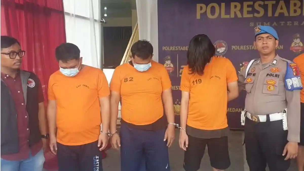 3 Pengedar Narkoba Jaringan Jermal Diringkus, 8 Kilogram Sabu Disita Petugas