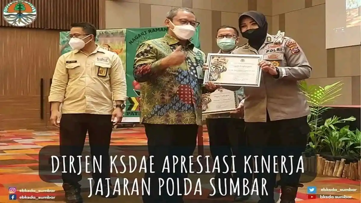 Dukung BKSDA, Tangani Dugaan Illegal Logging & Selamatkan Satwa, Dirjen KSDAE Apresiasi Polda Sumbar