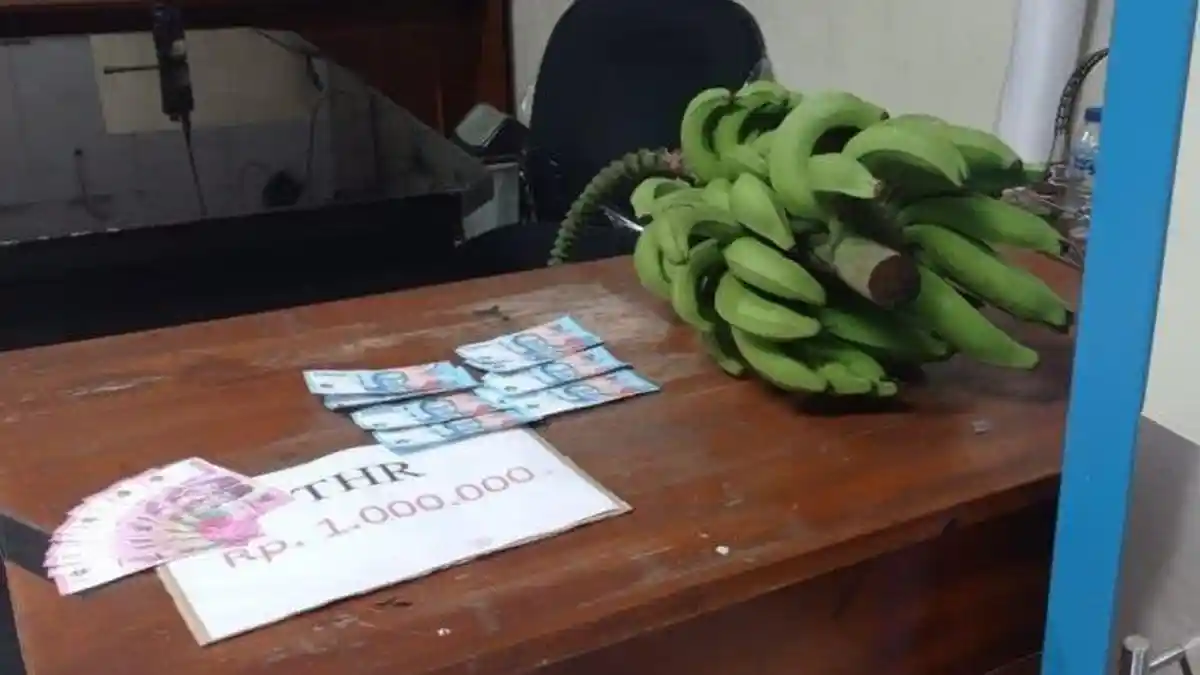 VIRAL Minta THR ke PO Budiman, Kantor BNN Tasikmalaya Malah Dikirimi Uang Mainan dan Pisang Mentah