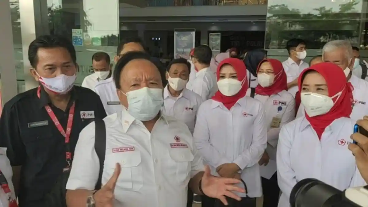 Kunjungi Prabumulih, HM Muas Ingatkan Anggota PMI Tak Boleh Transaksi Darah
