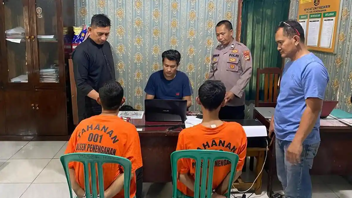 2 Pria di Lampung Selatan Tertangkap Tangan Asyik Nyabu dan Diduga Pengedar