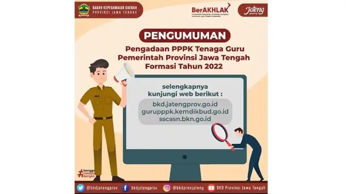 Kuota PPPK Guru 2022 Jawa Tengah 4.351 Formasi, Simak Cara Daftar, Syarat, dan Jadwal