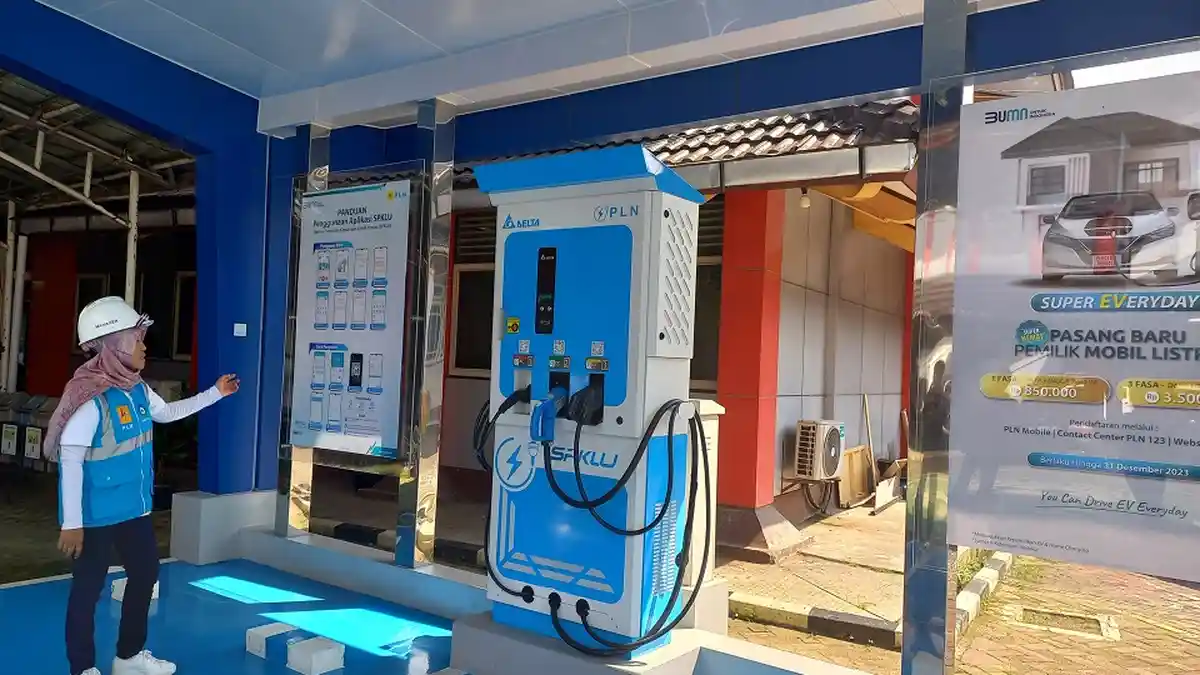 Pemudik Mobil Listrik Arah Pantura Timur Jateng Tak Perlu Khawatir, SPKLU di Kudus Beroperasi 24 Jam