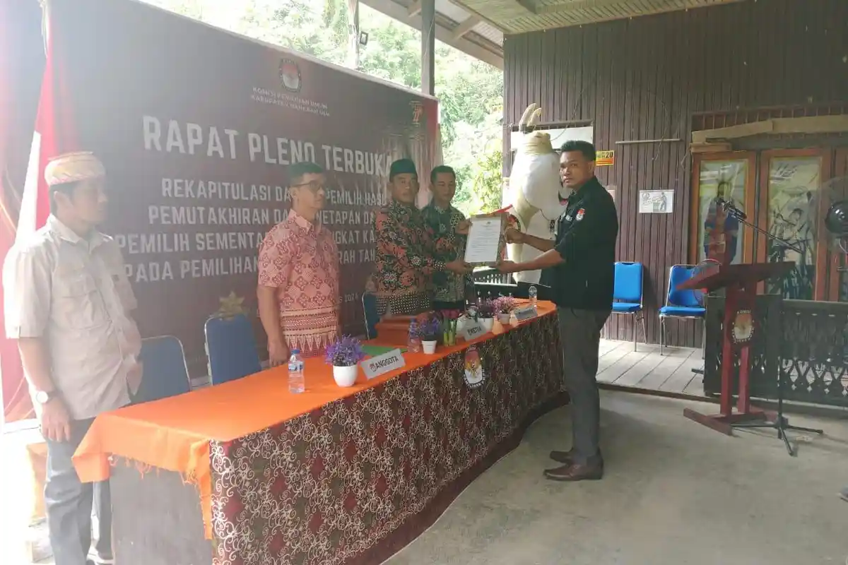 KPU Mahulu Kaltim Tetapkan 27.909 DPS untuk Pilkada 2024