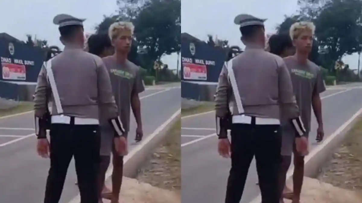 DETIK-DETIK Polisi Adu Mulut dengan Sopir dan Pecahkan Kaca Truk Bawa Semangka, Berakhir Ganti Rugi