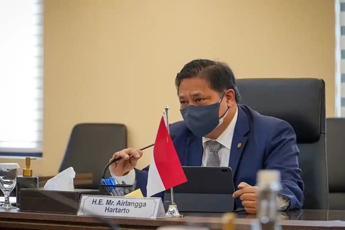 Bahas UMKM hingga Ekonomi Digital, Menko Airlangga Bertemu Mendag Jepang Koichi Hagiuda