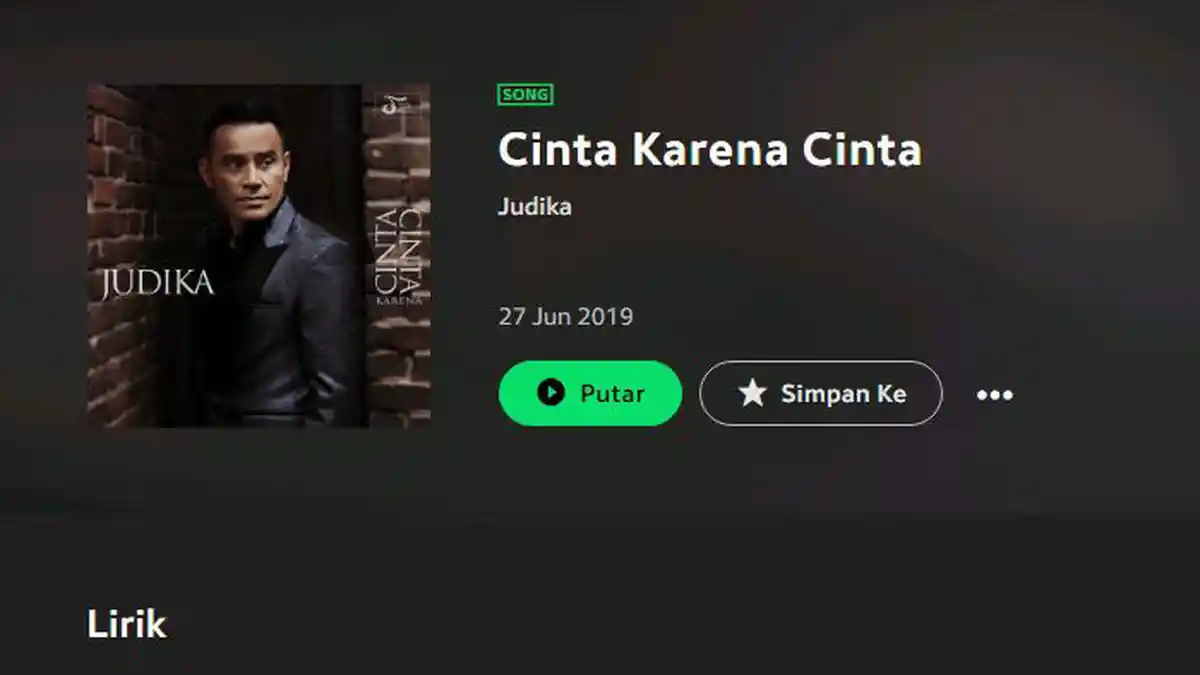 Lirik Lagu Judika - Ketulusan - Lebih dari cinta yang pernah kuberi, Lebih dari rindu yang pernah