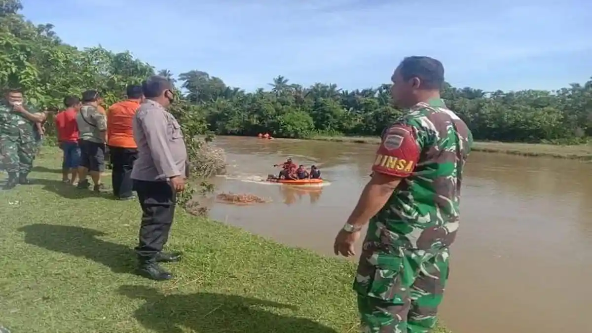 Update Pencarian Korban Hanyut di Batang Tapakih Kembali Dilanjutkan