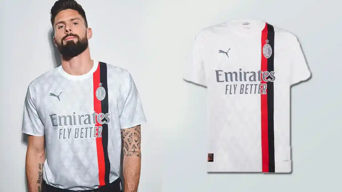 Jersey Klub Liga Italia 2023-2024, AC Milan Luncurkan Jersey Tandang