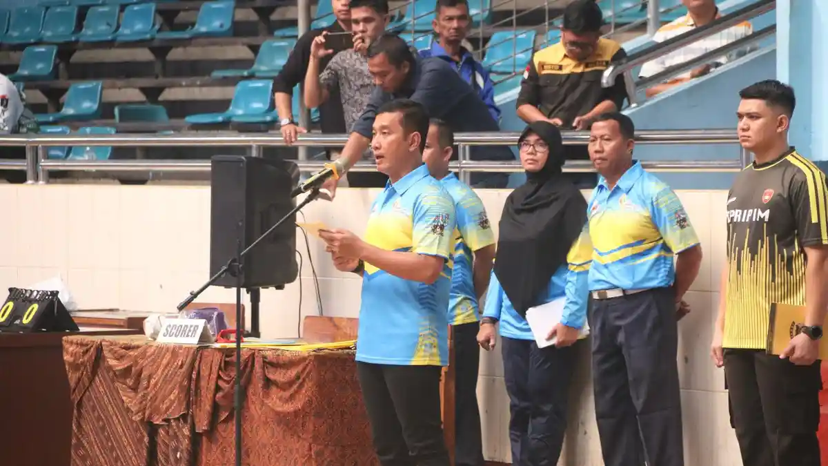 Buka Kejuaraan Bola Voly, Ini Pesan Kapolda Jambi untuk Peserta