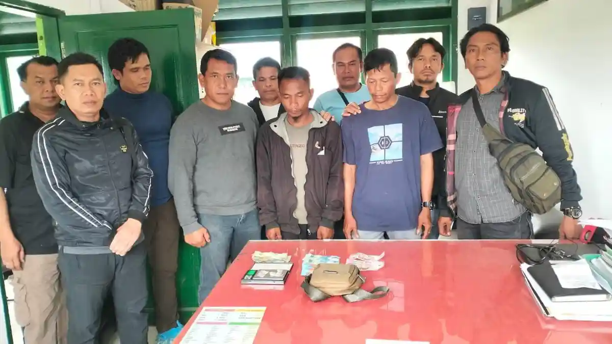 Tim Gabungan Kodim 0205/TK Tangkap Dua Terduga Pemain Sabu, Sembilan Paket Jadi Bukti