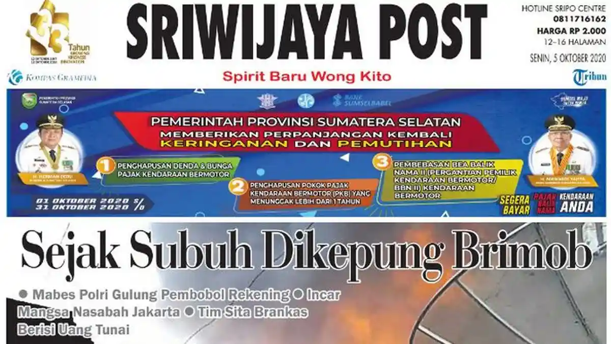 Mabes Polri Gulung Pembobol Rekening Asal OKI, Sejak Subuh Dikepung Brimob