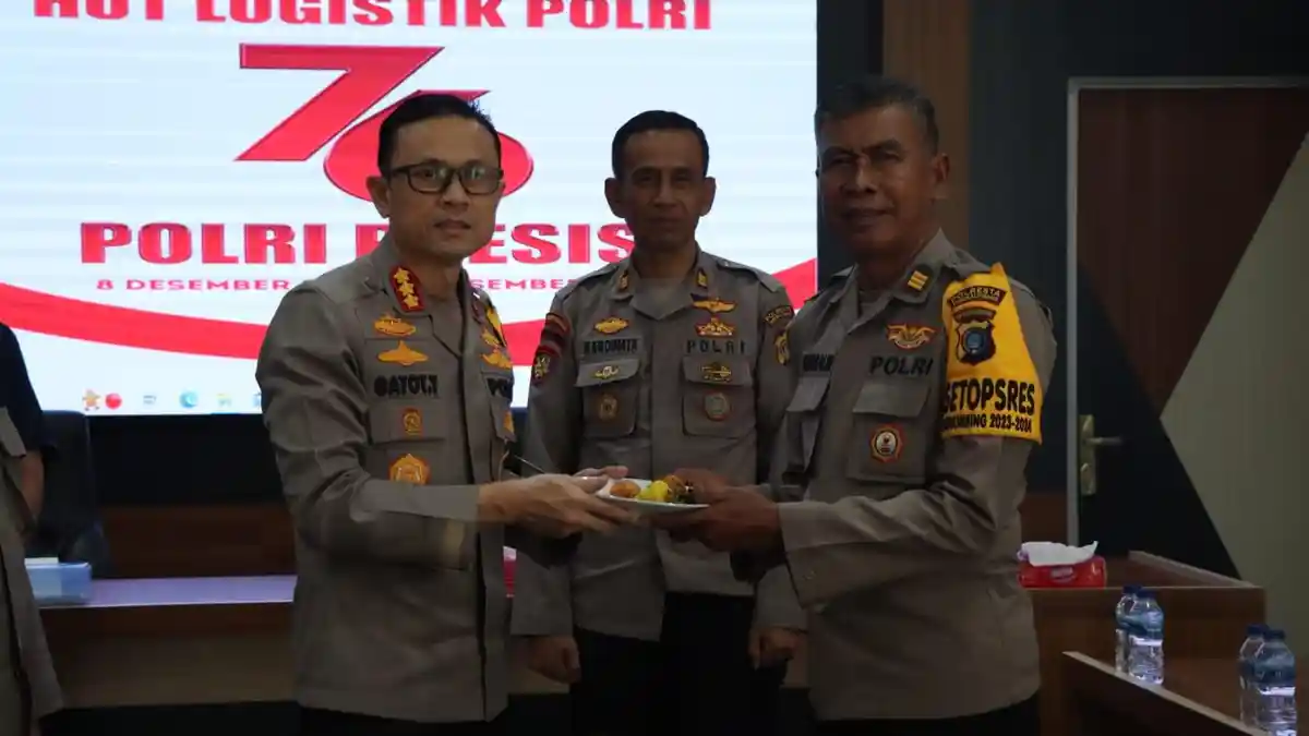 Optimalkan Tugas, Polresta Pangkalpinang Gelar HUT Logistik Polri Ke-76 Secara Virtual