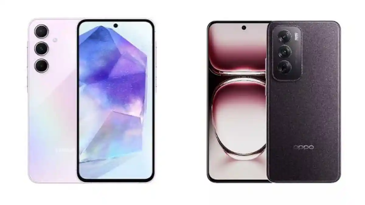 Perbandingan Spek dan Harga HP Samsung Galaxy A55 5G dengan Oppo Reno12 5G