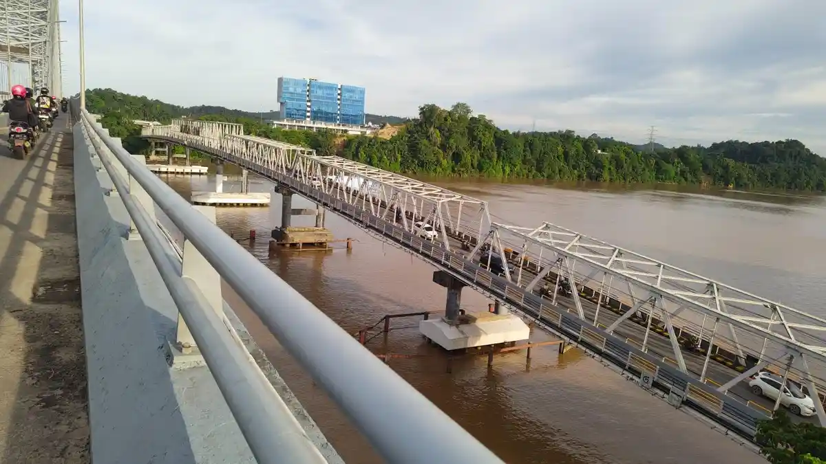 Jembatan Mahakam I Kembali Dibuka, Ini Alasan Polresta Samarinda