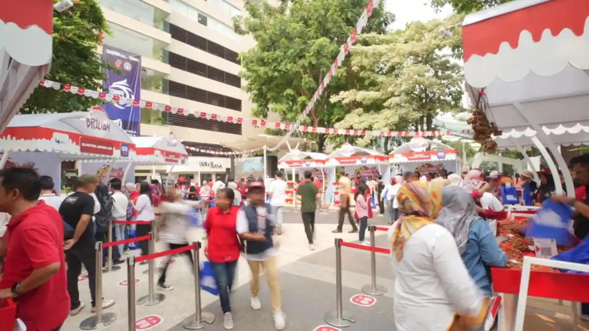 Rayakan HUT ke-79 RI, BRI Hadirkan Bazaar UMKM BRILiaN Pada Gelaran BRILiaN Independence Week