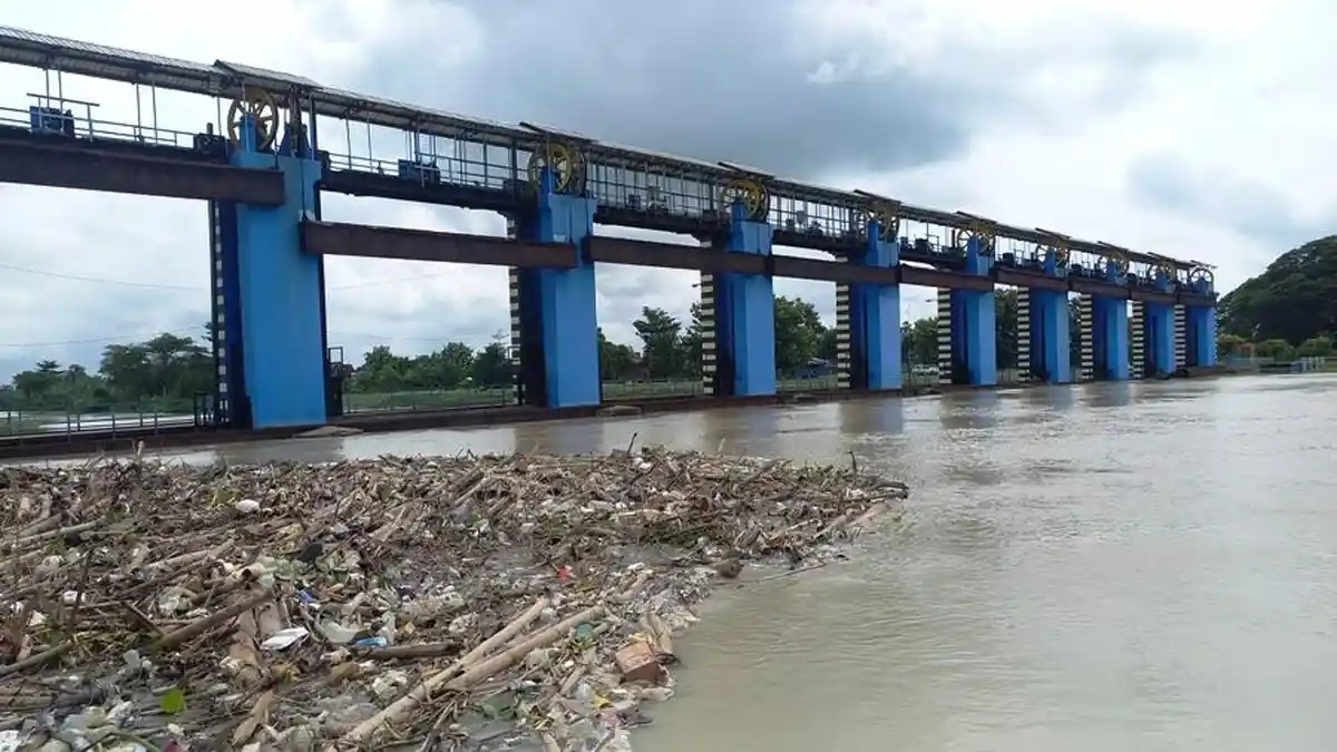 3 Hari Terakhir Ini, Debit Air Bendung Wilalung Kudus Meningkat