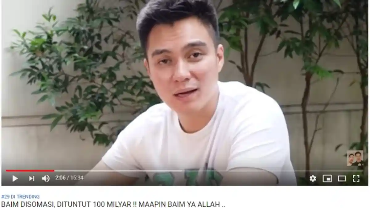 Baim Wong Mangkir dari Pemanggilan Polisi, Pengacara Jelaskan Hal Ini