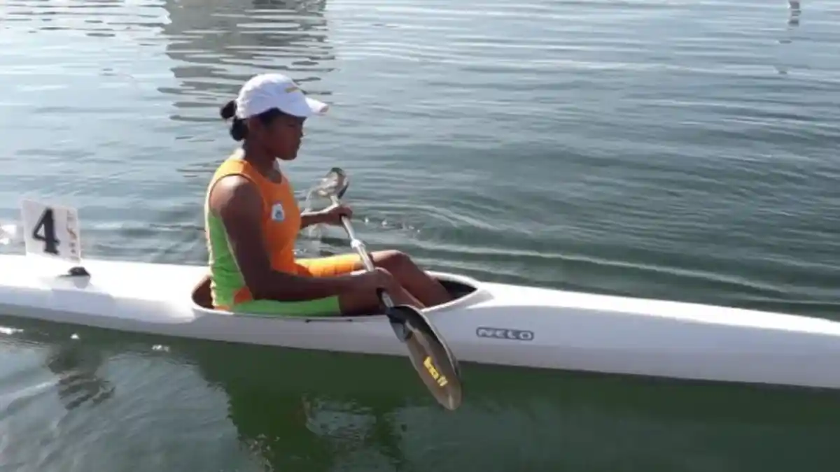 Atlet Dayung Sulbar Ramla Baharuddin Melaju ke Final Kategori Kayak 1 Jarak 500 Meter