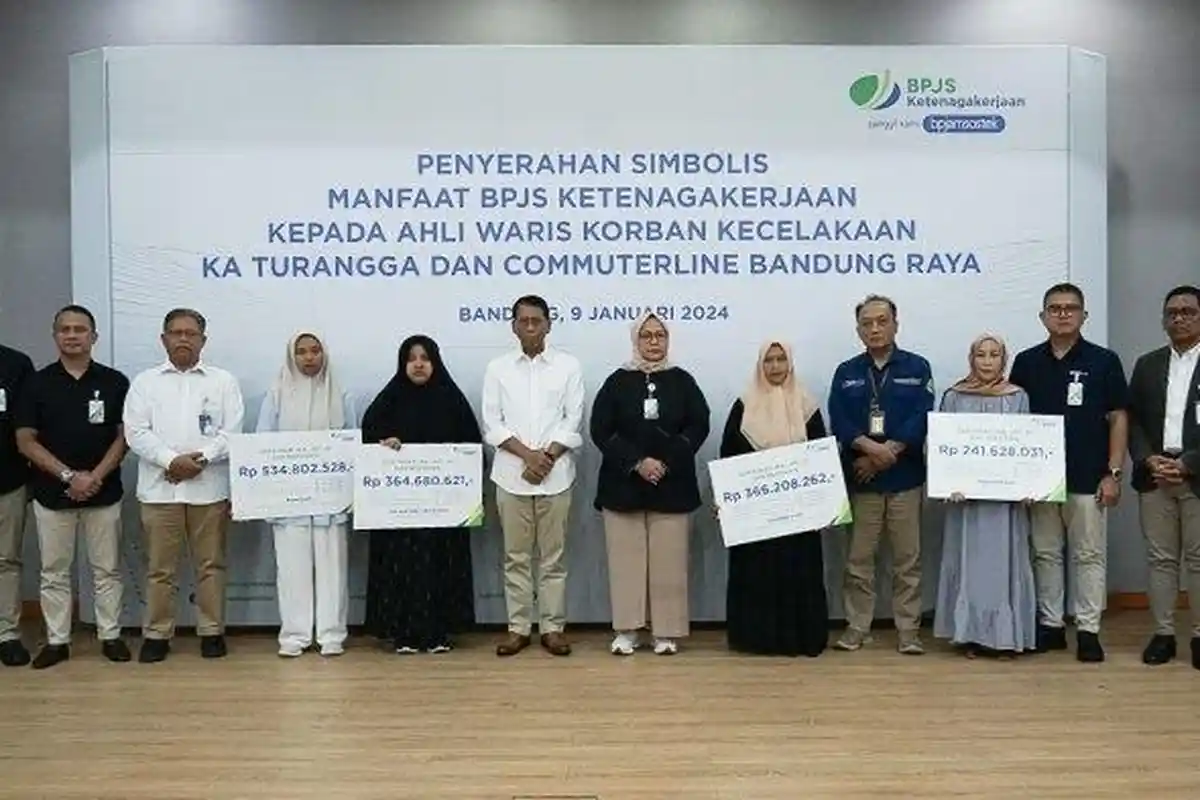 4 Korban Meninggal Kecelakaan Kereta Api di Cicalengka, Peroleh Manfaat BPJS Ketenagakerjaan