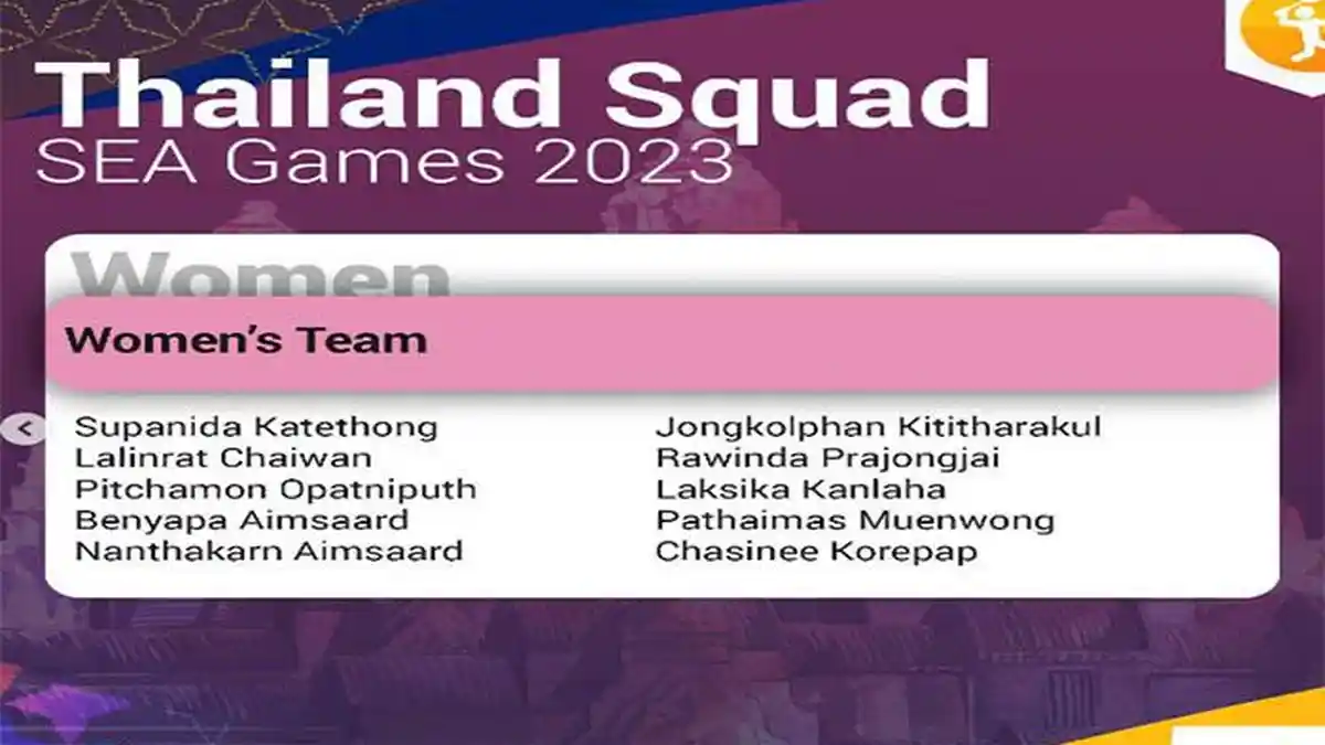 Daftar Pemain Badminton Thailand di SEA Games 2023