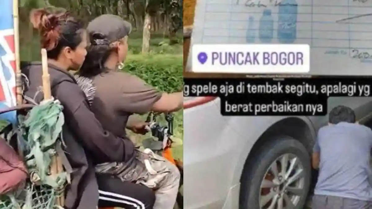 VIRAL TERPOPULER: Pria Nekat Mudik Bonceng Istri Hamil Tua Modal Rp7 Ribu - Bengkel Minta Rp200 Ribu
