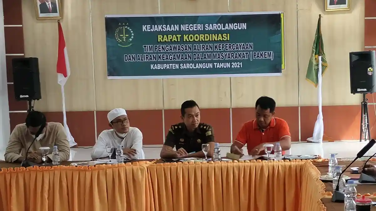Pakem Sarolangun Gelar Rapat Kordinasi Jelang Natal dan Tahun Baru