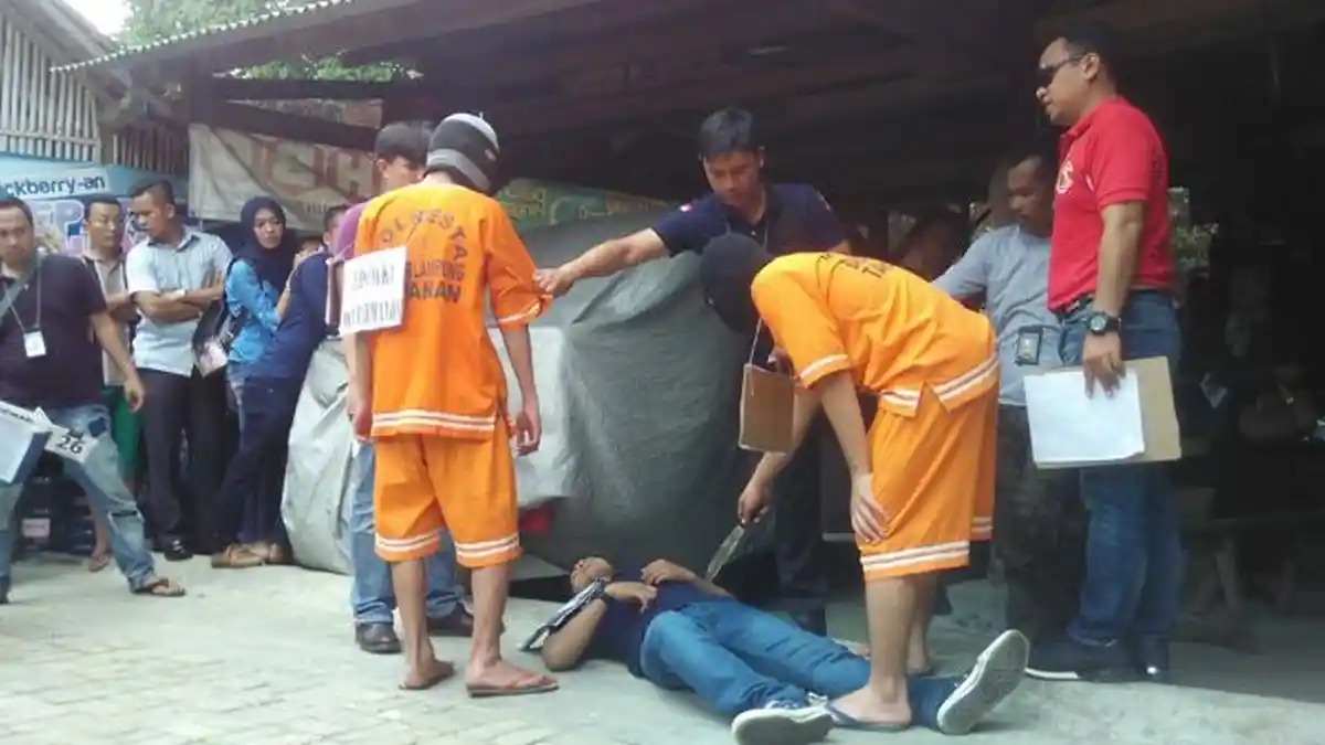 Adegan 'Lengkap' Pembunuhan Dwiki Sopian dengan 107 Tusukan