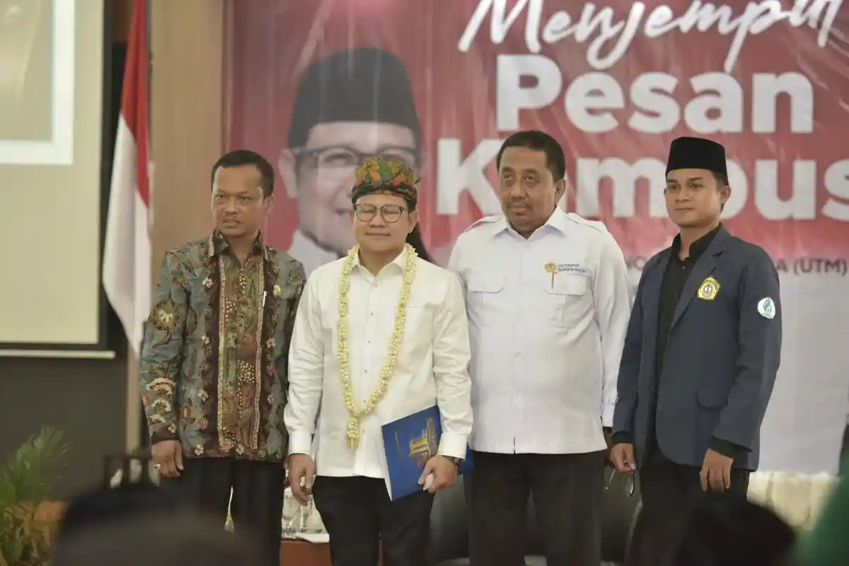 Mantan Rektor UTM Sambat di Hadapan Cak Imin, Kebijakan Pemerintah  Berubah-ubah Soal Pendidikan