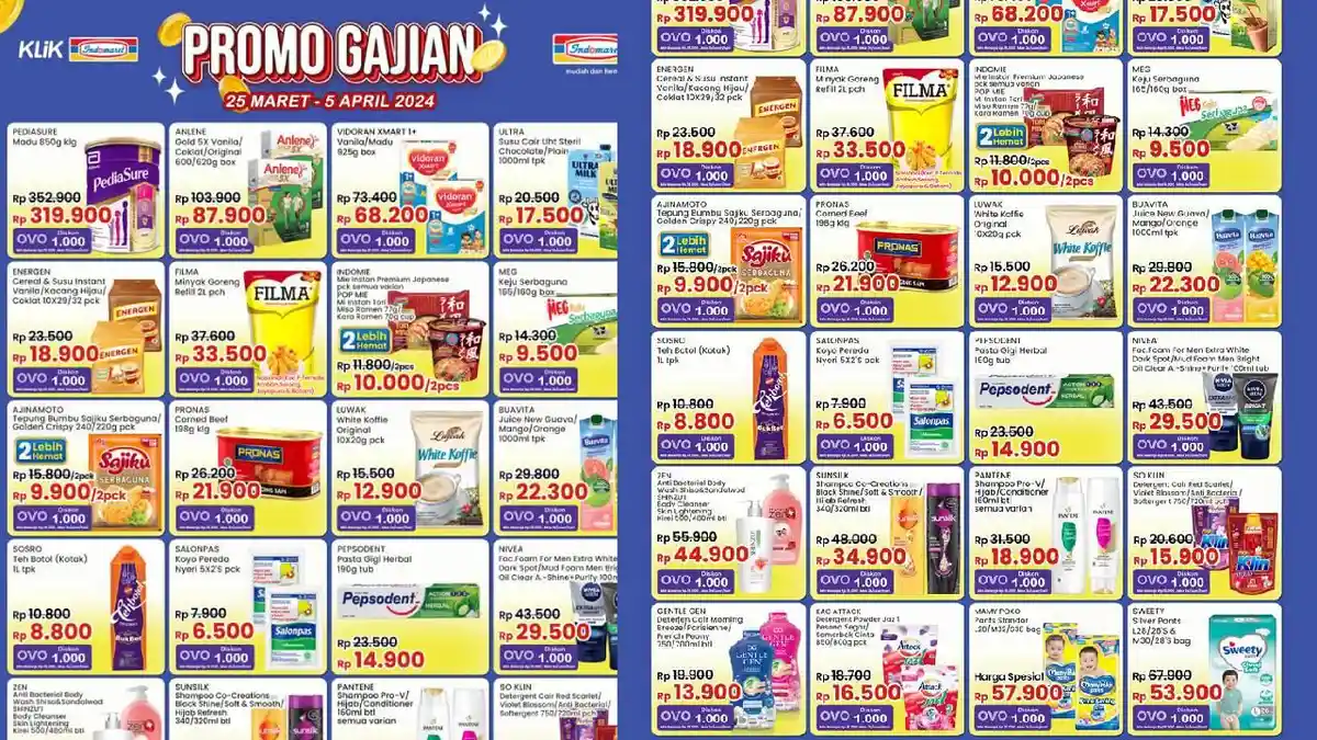 DISKON Ramadhan! Promo JSM Indomaret Besok 31 Maret 2024, Nutella Rp30.900, Imboost Rp16.500