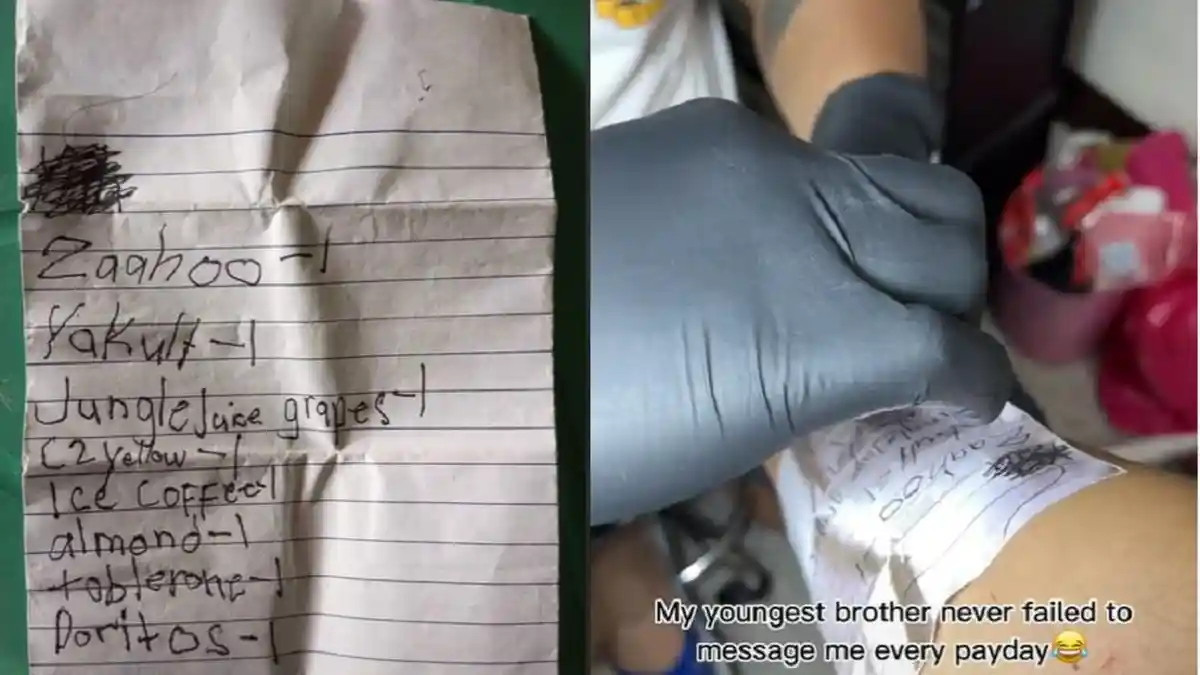 Kisah Pria Buat Tato Daftar Jajanan di Lengan, Ternyata Daftar Belanjaan Adik Sebelum Meninggal