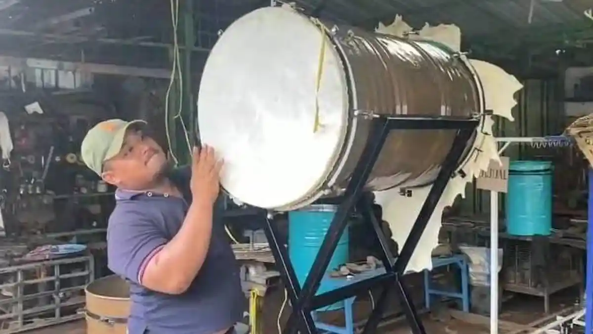 Drum Bekas Disulap Perajin Jidor di Jombang, Raup Puluhan Juta Saat Ramadan