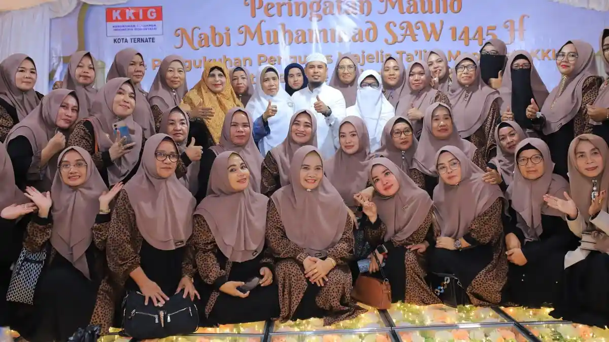 Majelis Taklim Mootilnelo KKIG Terbentuk, Sekda Ternate: Kami Sambut Baik