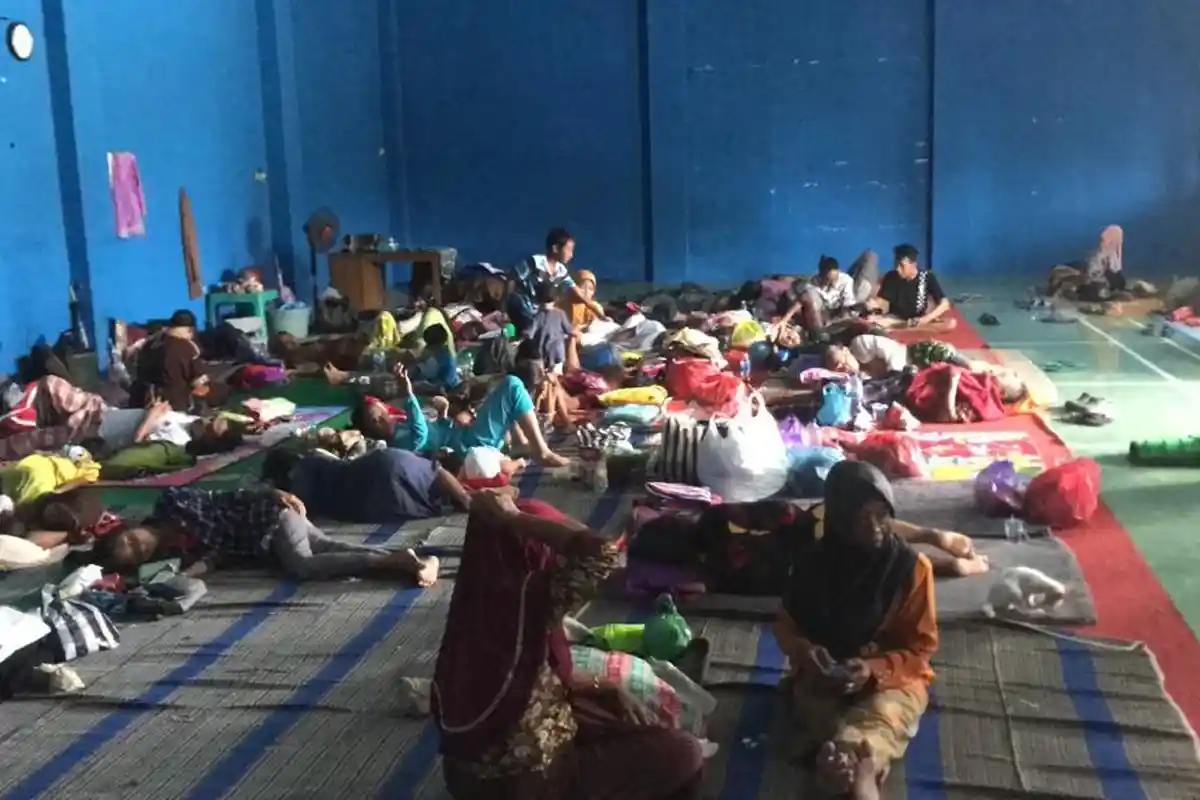 Terdampak Banjir, Ratusan Warga Prampelan Demak Sudah Tiga Hari Mengungsi, Bantuan Menipis