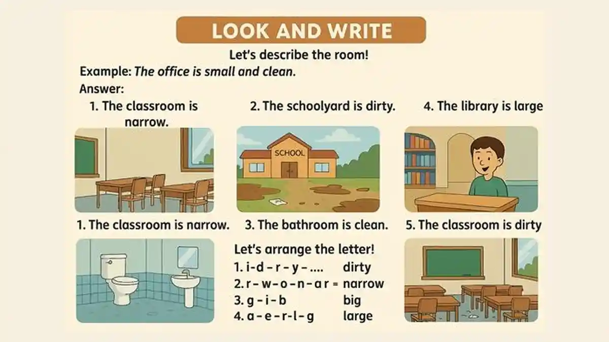 Kunci Jawaban Look and Write Bahasa Inggris Kelas 3 SD Halaman 118 Kurikulum Merdeka