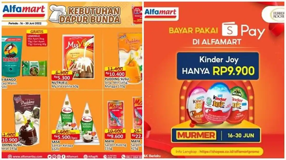 Katalog Promo Alfamart Hari ini Jumat 24 Juni 2022, Belanja Kecap Manis Gratis Mie