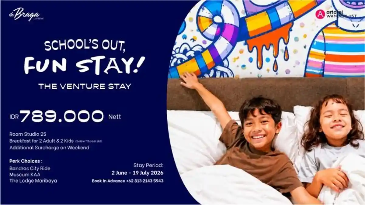Liburan Sekolah Lebih Seru Lewat “school's Out, Fun Stay!” Di De Braga By Artotel - Tribunjabar.id