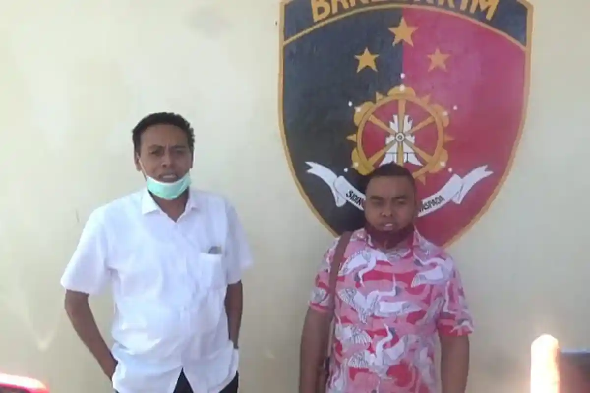Merasa Difitnah dan Pencemaran Nama Baik, Devi Ndolu dan Ronaldo Asuri Datangi Polres Malaka