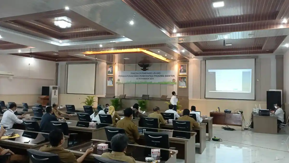 Lelang Kendaraan Dinas dan Bongkaran Gedung, Pemprov Banten Tambah Penghasilan PAD Rp 1,6 Miliar