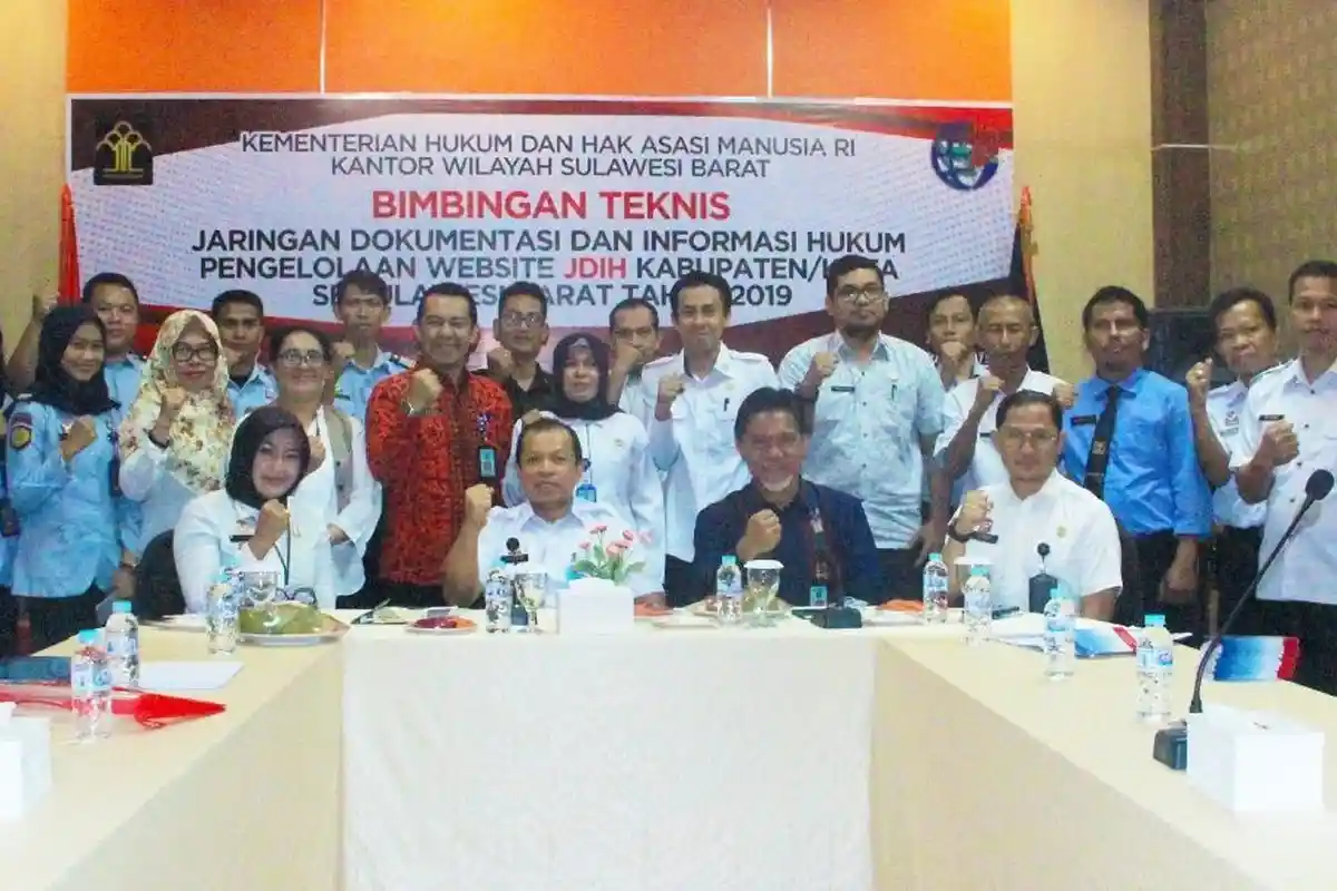 Kemenkumham Sulbar Gelar Bimtek Jaringan Dokumentasi Hukum