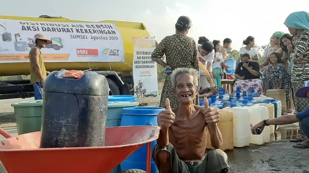 Ribuan Sumur Wakaf-ACT, Solusi Jangka Panjang Kekeringan di Berbagai Daerah