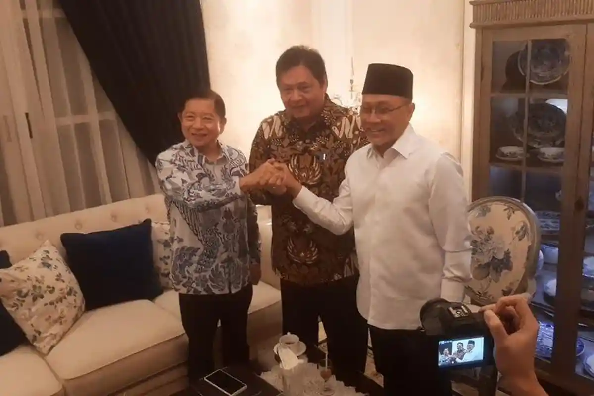 Golkar, PAN dan PPP Jajaki Koalisi untuk Pemilu 2024, Airlangga Sebut Bertiga Bersatu