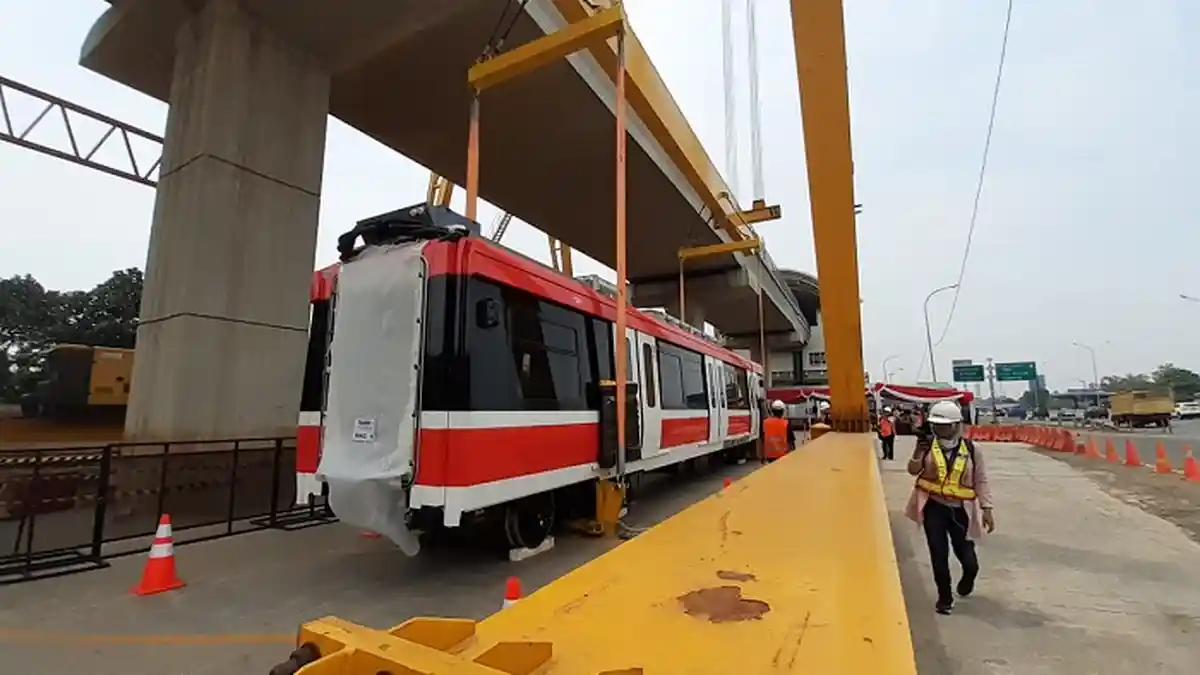 LRT Jabodebek, Kementerian Perhubungan: Progres Pembangunan Sudah Mendekati 80 Persen