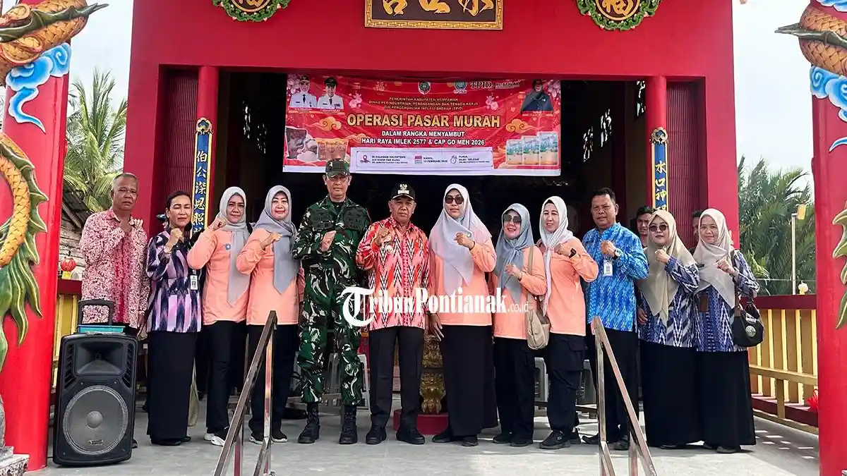 Jelang Imlek dan Cap Go Meh 2026, Pemkab Mempawah Gelar Pasar Murah di Kuala Secapah