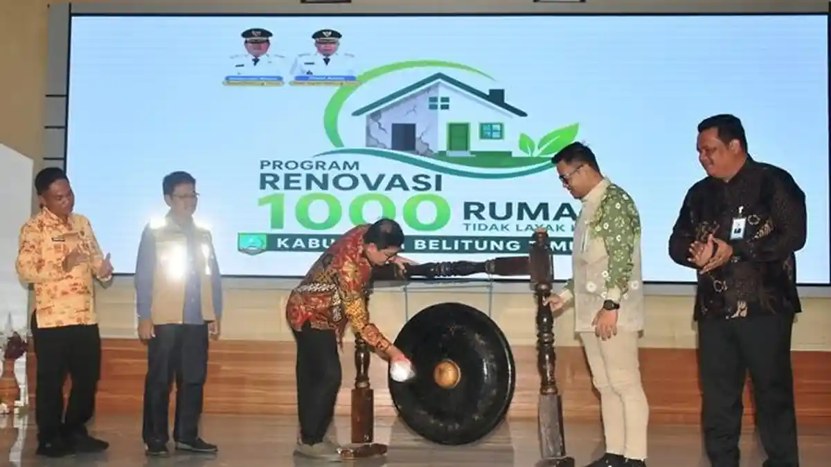 Gandeng Pusat dan Provinsi, Pemkab BelItung Timur Perbaiki 474 Rumah Tidak Layak Huni